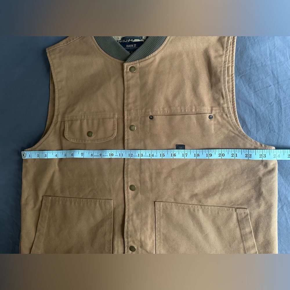 Roark Brown Workwear Vest with Utilitarian Design - Picture 5 of 7